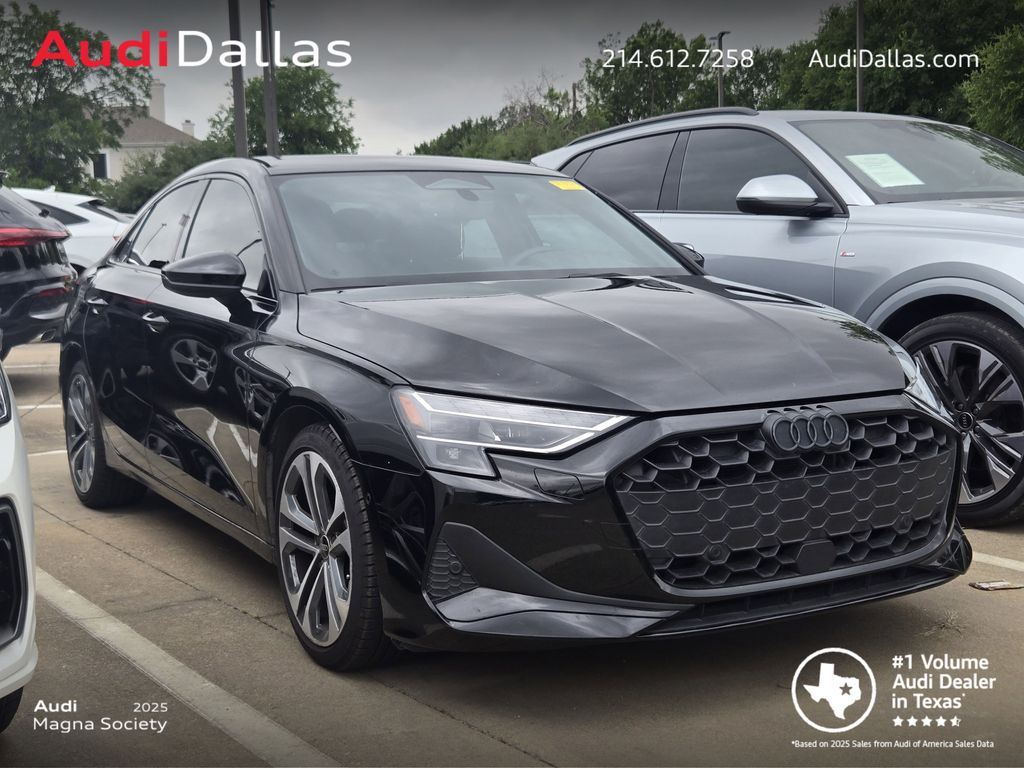 Mythos Black Metallic 2026 Audi A3 quattro Premium Plus 40 TFSI Sedan All-Wheel Drive 7-Speed Automatic