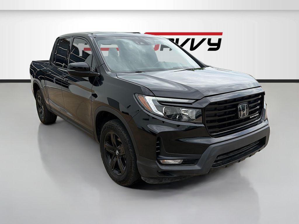 Black 2023 Honda Ridgeline Pickup Truck All-Wheel Drive 9-Speed Automatic