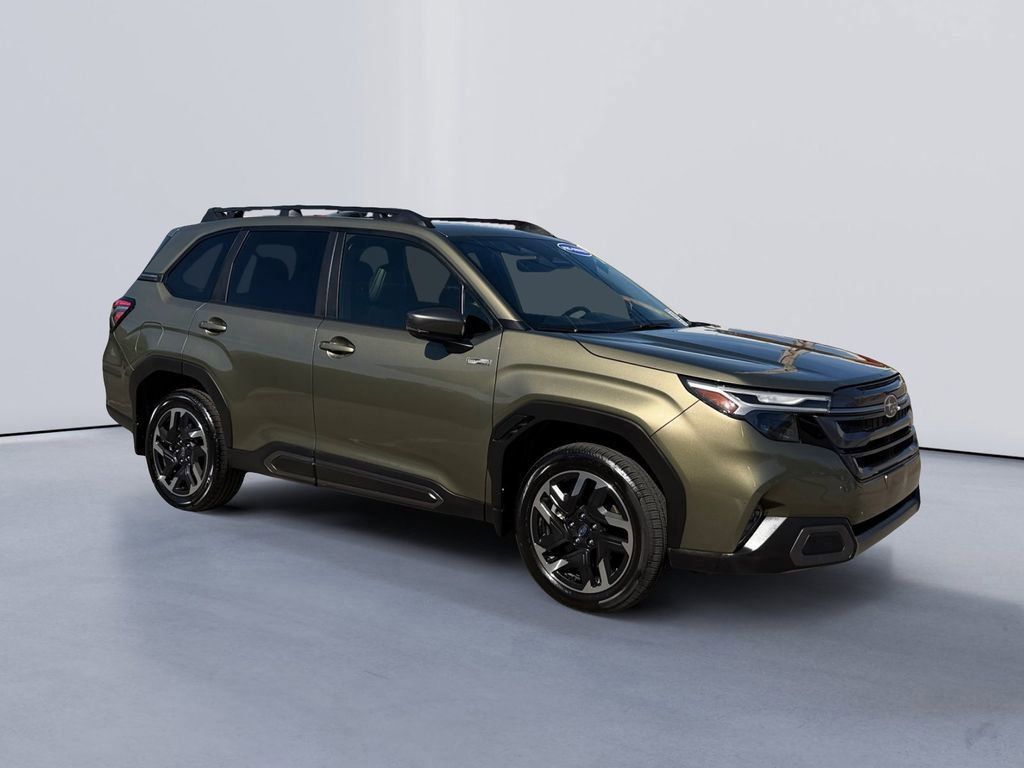 Autumn Green Metallic 2025 Subaru Forester Hybrid Limited AWD SUV / Crossover All-Wheel Drive Continuously Variable Transmission