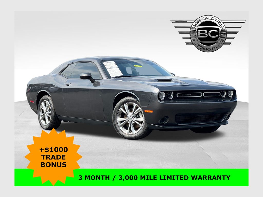 Gray (Granite Crystal Metallic Clearcoat) 2023 Dodge Challenger SXT AWD Coupe All-Wheel Drive 8-Speed Automatic