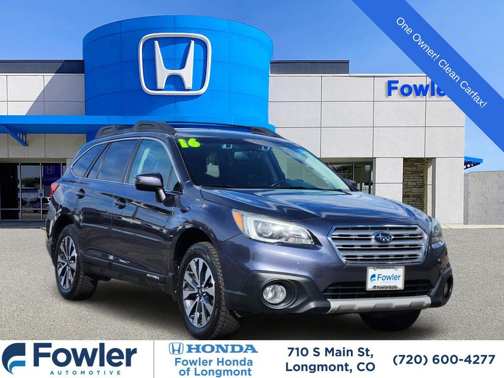 Carbide Gray Metallic 2016 Subaru Outback Wagon All-Wheel Drive Continuously Variable Transmission