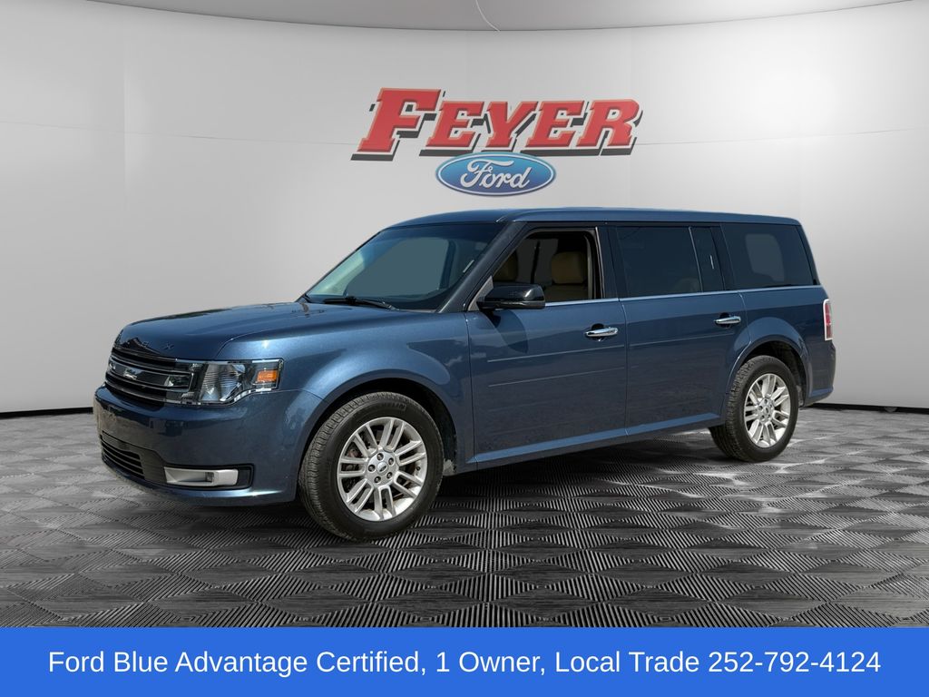 Blue Metallic 2019 Ford Flex SUV / Crossover Front-Wheel Drive 6-Speed Automatic