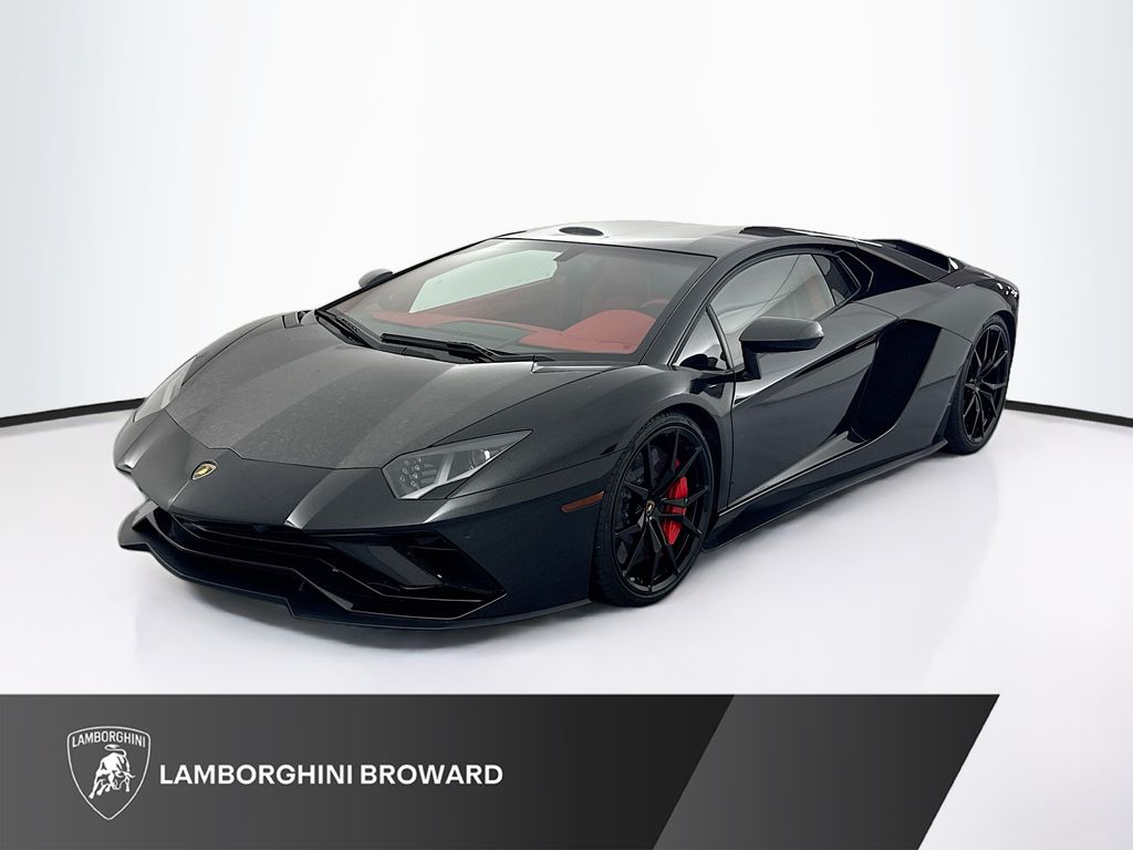 Black 2018 Lamborghini Aventador LP 740-4 S Coupe AWD Coupe All-Wheel Drive 7-Speed Automatic