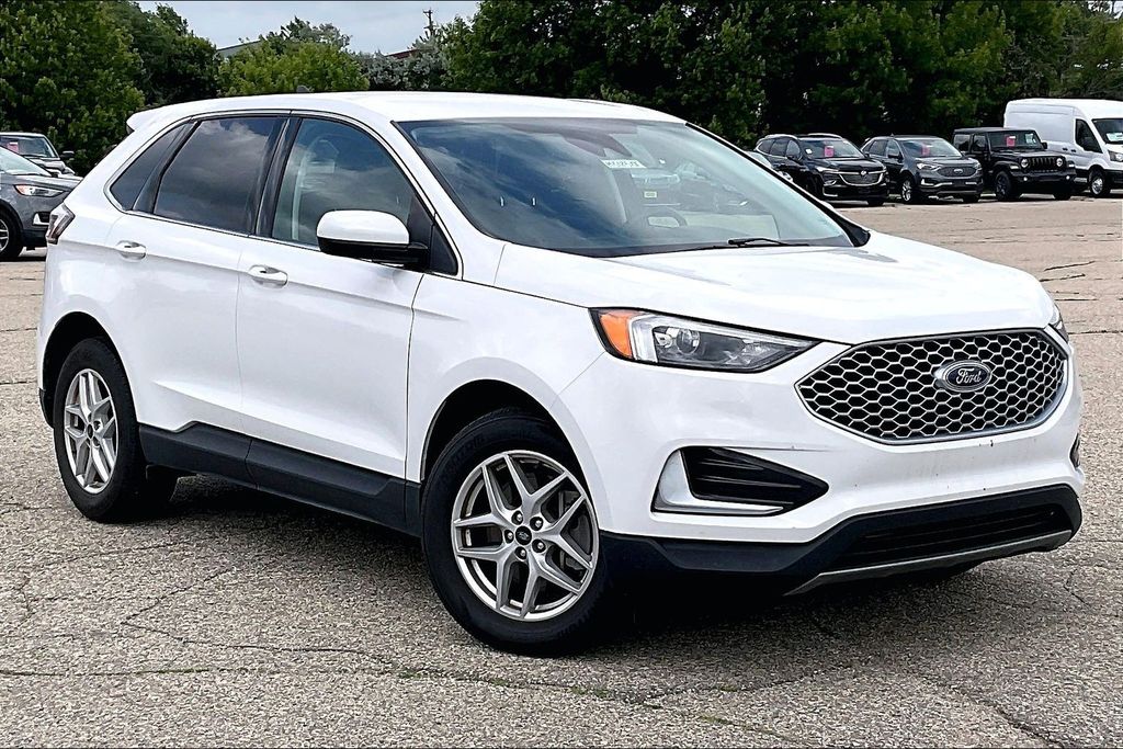 Oxford White 2024 Ford Edge SUV / Crossover All-Wheel Drive 8-Speed Automatic