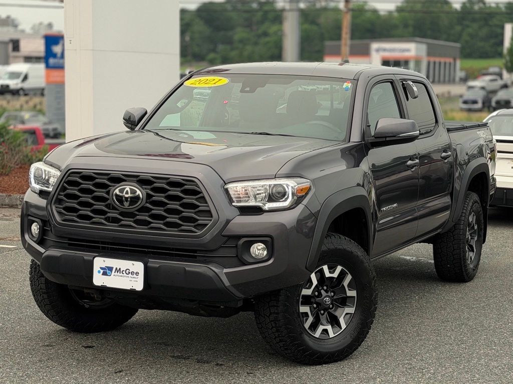 Magnetic Gray Metallic 2021 Toyota Tacoma Pickup Truck Four-Wheel Drive 6-Speed Automatic