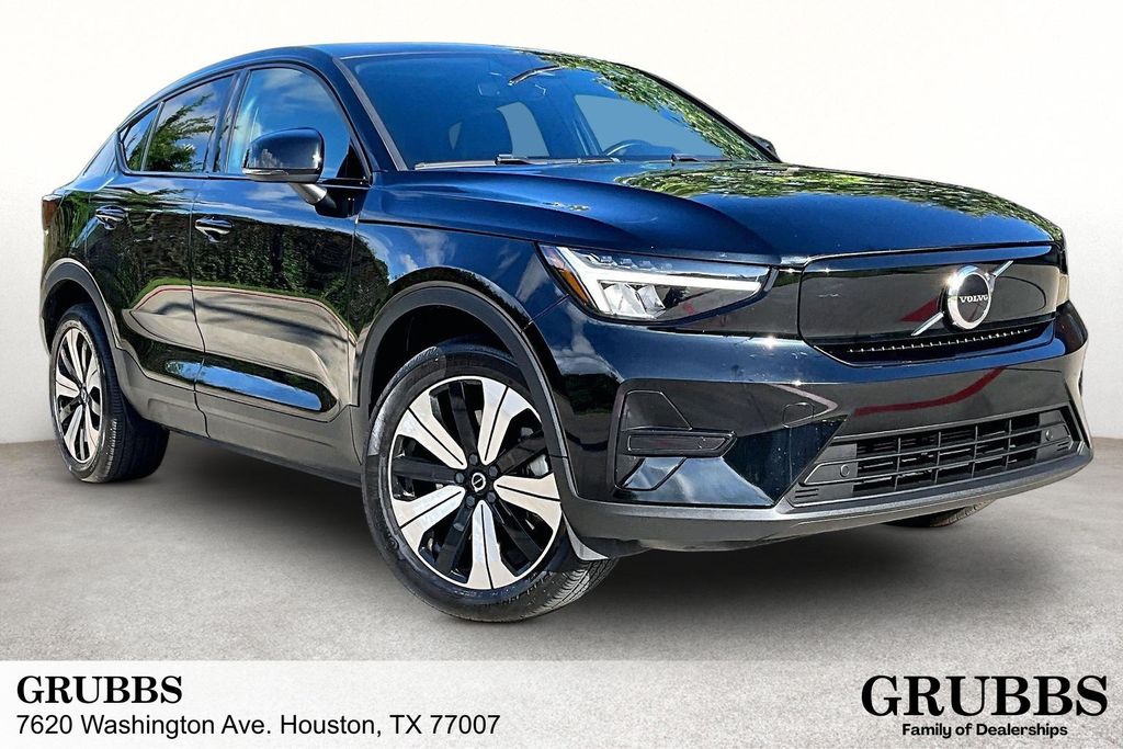 Black / Stone 2023 Volvo C40 Recharge Twin Core eAWD SUV / Crossover All-Wheel Drive 1-Speed Automatic