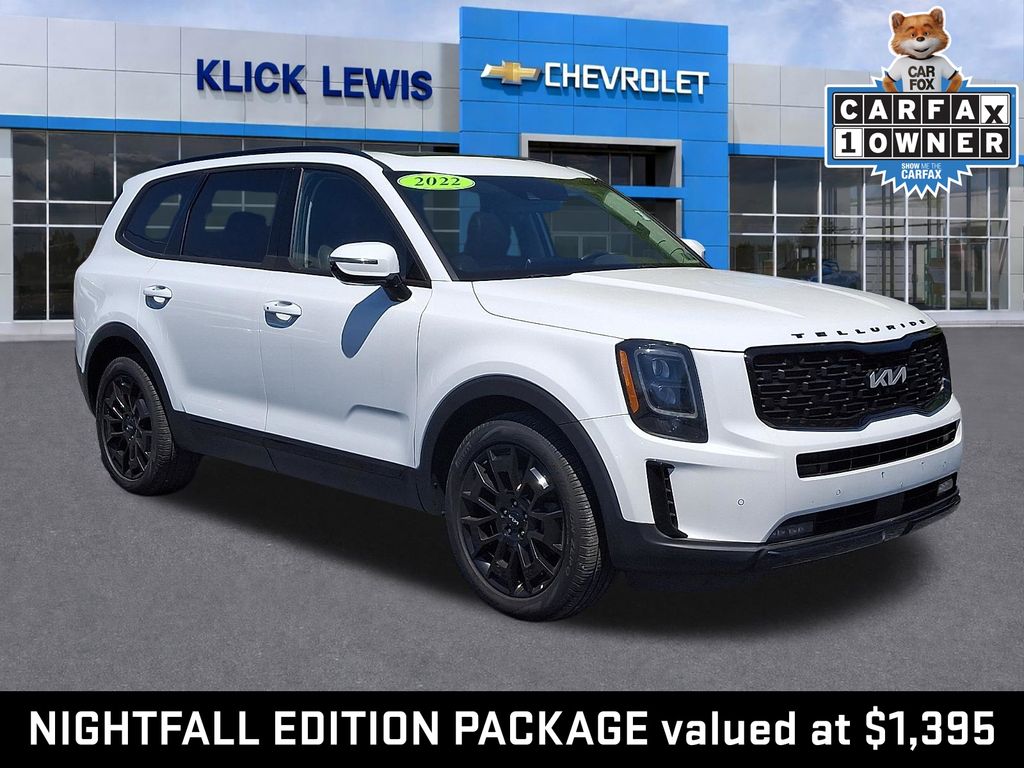 2022 Kia Telluride SX White at Phil Fitts Ford