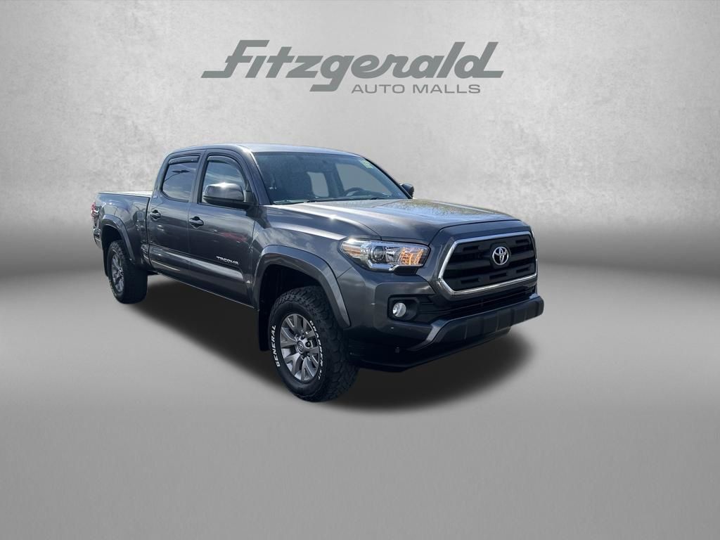 Magnetic Gray Metallic 2017 Toyota Tacoma SR5 V6 Double Cab LB 4WD Pickup Truck Four-Wheel Drive 6-Speed Automatic