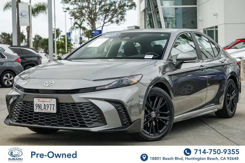 Celestial Silver Metallic 2025 Toyota Camry SE FWD Sedan Front-Wheel Drive Continuously Variable Transmission