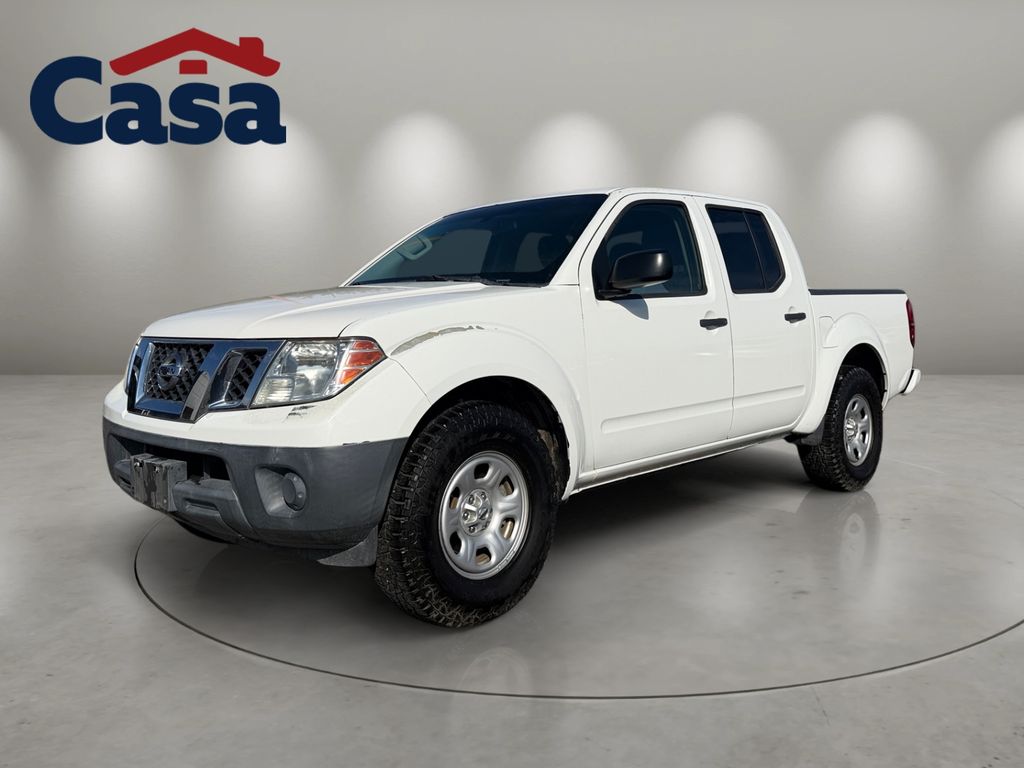 Glacier White 2017 Nissan Frontier Pickup Truck 4X2 5-Speed Automatic Overdrive