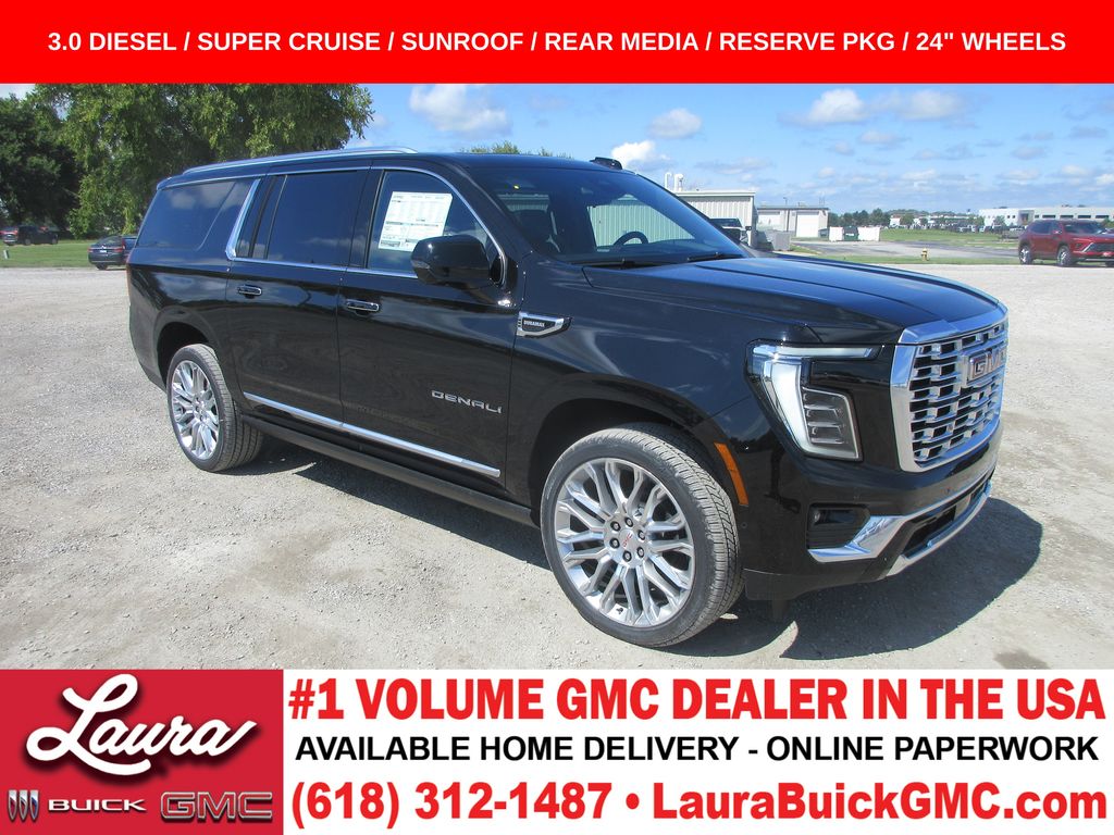 Onyx Black 2026 GMC Yukon XL SUV / Crossover Four-Wheel Drive 