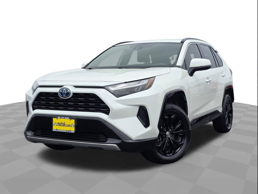 2022 Toyota RAV4 Hybrid SE White at Gullo Toyota