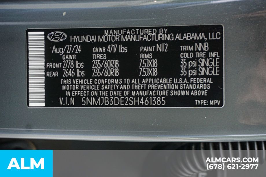 Used 2025 Gray Hyundai SEL image 56