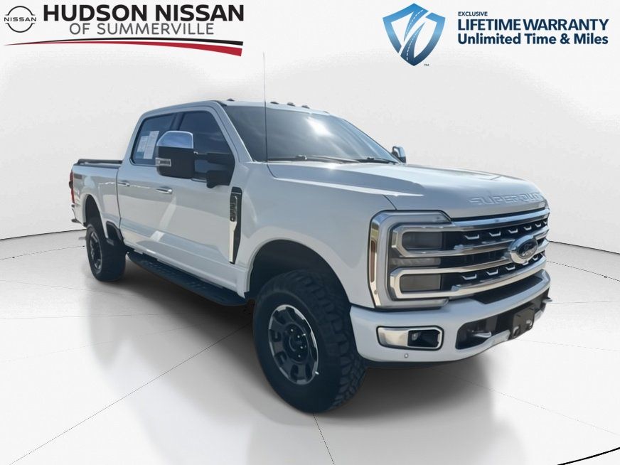 2024 White Metallic Ford Super Duty F-250 SRW Platinum 4X4 Truck