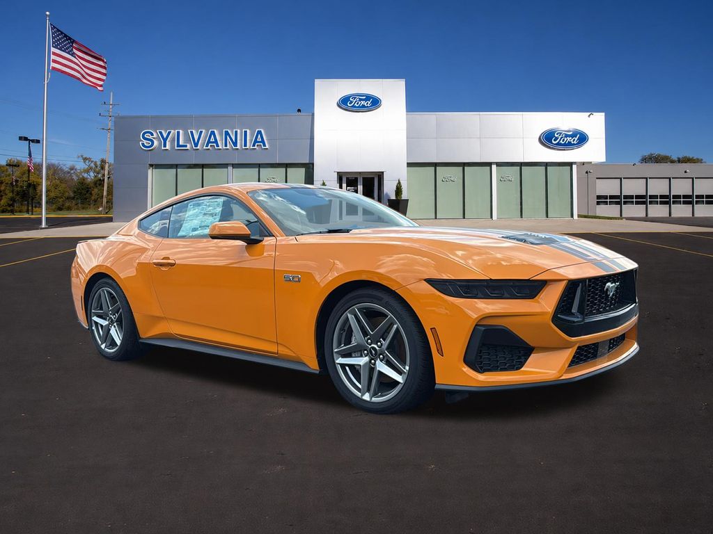 Orange Fury Metallic Tri-Coat 2026 Ford Mustang Coupe Rear-Wheel Drive Automatic