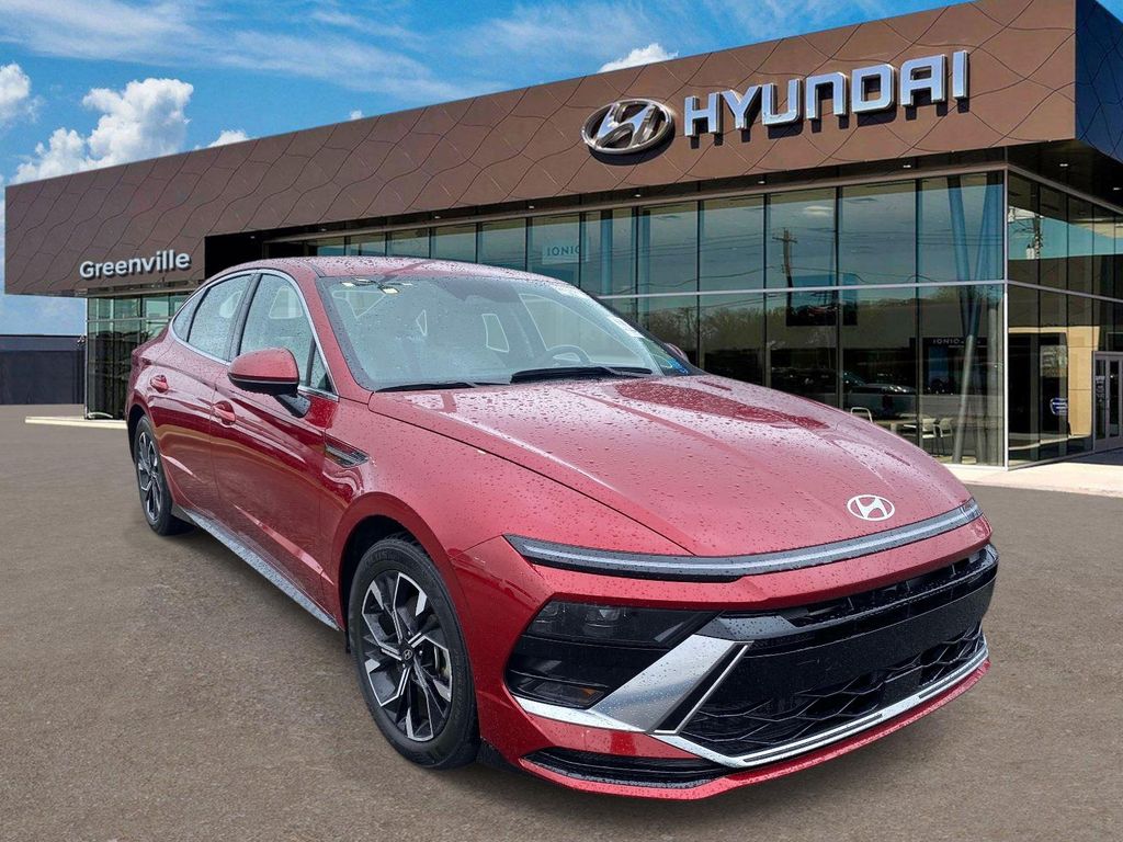 Ultimate Red 2025 Hyundai Sonata SEL FWD Sedan Front-Wheel Drive 8-Speed Automatic