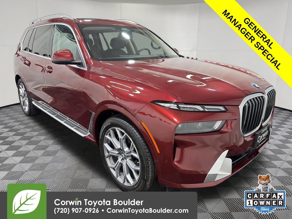 Aventurin Red Metallic 2024 BMW X7 SUV / Crossover All-Wheel Drive 8-Speed Automatic