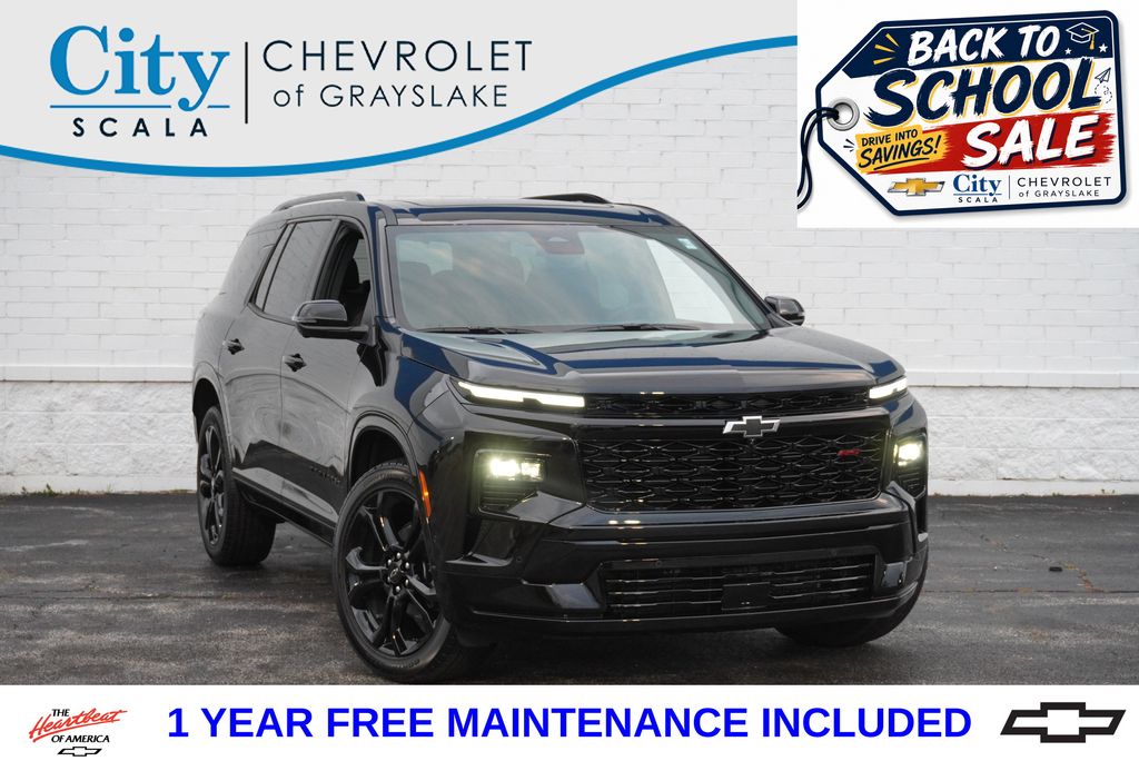 Mosaic Black Metallic 2027 Chevrolet Traverse SUV / Crossover Four-Wheel Drive 8-Speed Automatic