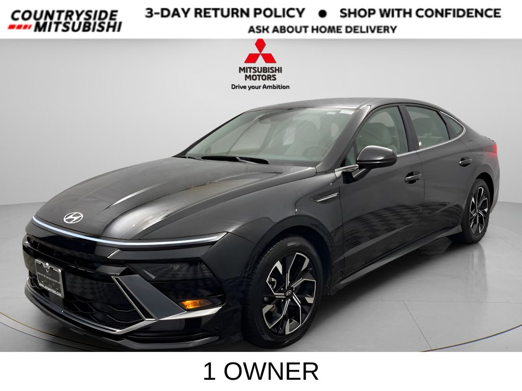 Abyss Black 2025 Hyundai Sonata SEL FWD Sedan Front-Wheel Drive 8-Speed Automatic