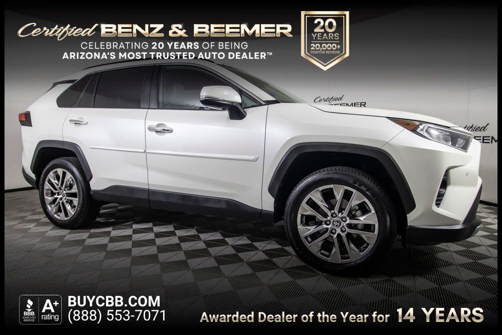 White (Blizzard Pearl) 2021 Toyota RAV4 SUV / Crossover Front-Wheel Drive 8-Speed Automatic