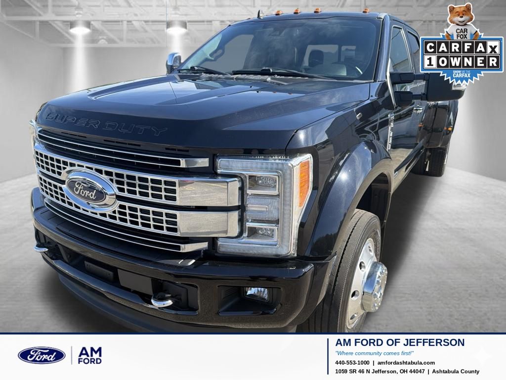 Black Metallic 2019 Ford F-450 Super Duty Pickup Truck Four-Wheel Drive 6-Speed Automatic