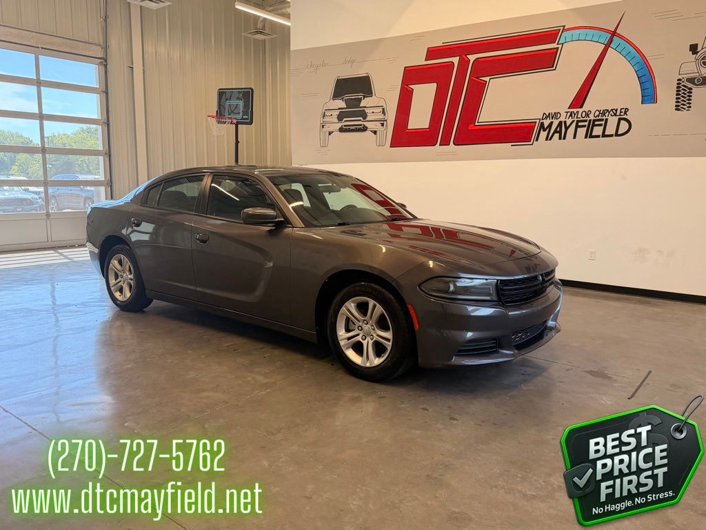 Gray (Granite Crystal Metallic Clearcoat) 2022 Dodge Charger SXT RWD Sedan Rear-Wheel Drive 8-Speed Automatic