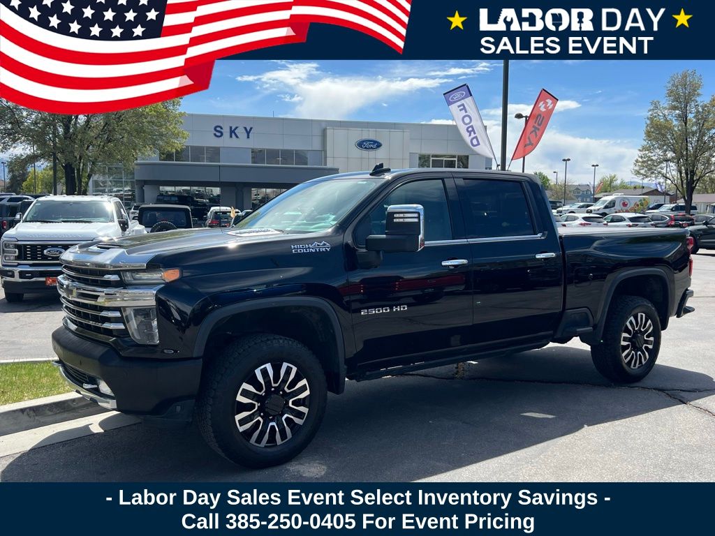 Black 2020 Chevrolet Silverado 2500HD Pickup Truck Four-Wheel Drive Automatic