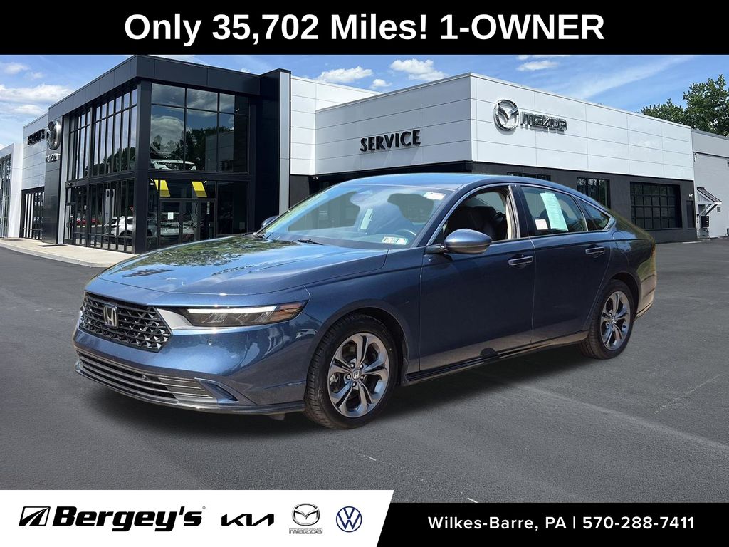 Still Night Pearl 2024 Honda Accord Hybrid Sedan Front-Wheel Drive Continuously Variable Transmission