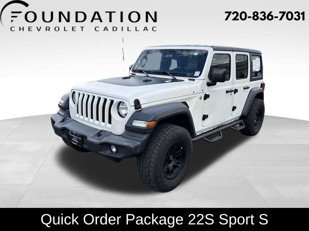 Billet Silver Metallic Clearcoat 2020 Jeep Wrangler SUV / Crossover Four-Wheel Drive 8-Speed Automatic