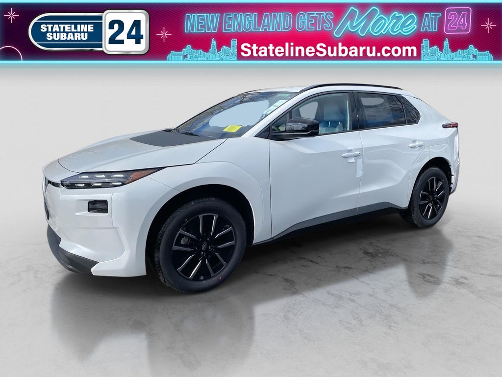 Cosmic White 2026 Subaru Solterra Premium AWD SUV / Crossover All-Wheel Drive 1-Speed Automatic