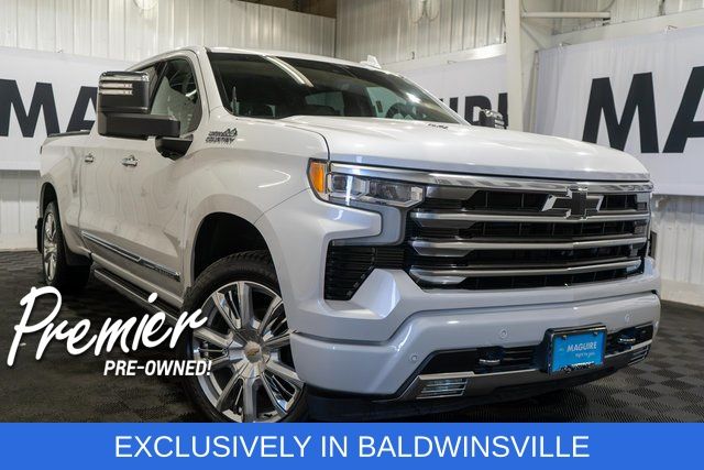 White 2023 Chevrolet Silverado 1500 Pickup Truck Four-Wheel Drive Automatic