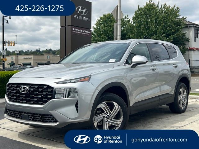 Shimmering Silver Pearl 2023 Hyundai Santa Fe SUV / Crossover All-Wheel Drive 8-Speed Automatic