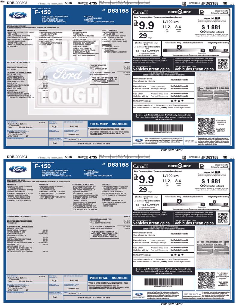Used 2018 Black Ford  image 10