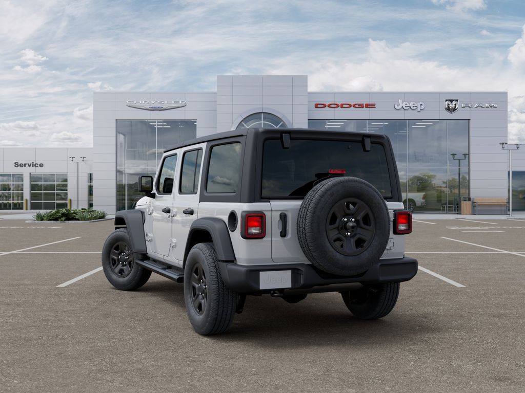 New 2026 Bright White Clearcoat Jeep Sport image 3