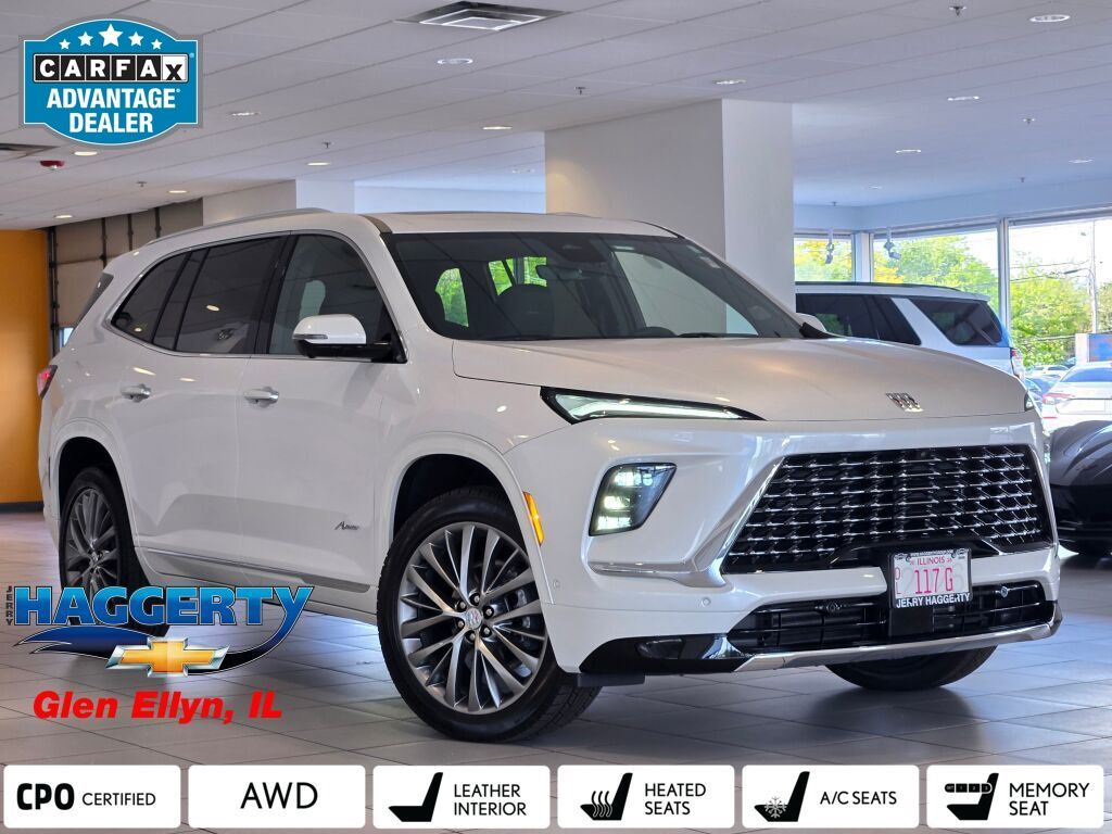 White Frost Tricoat 2025 Buick Enclave Avenir AWD SUV / Crossover Four-Wheel Drive 8-Speed Automatic