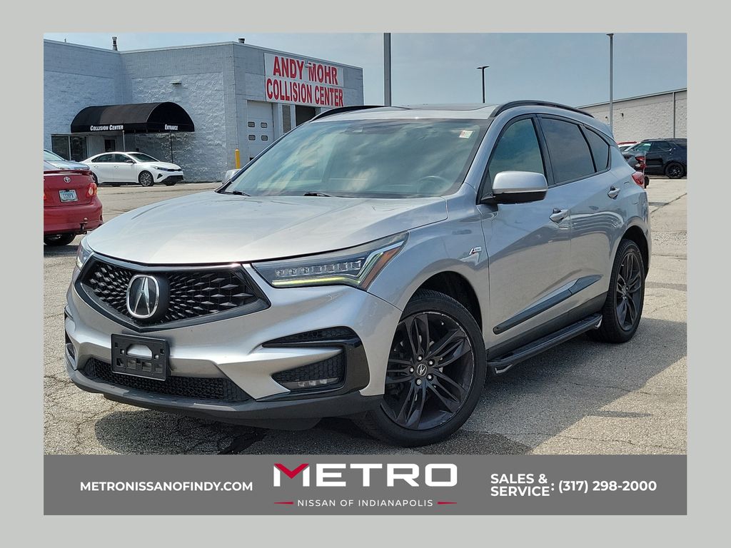 Silver 2019 Acura RDX SUV / Crossover All-Wheel Drive Automatic
