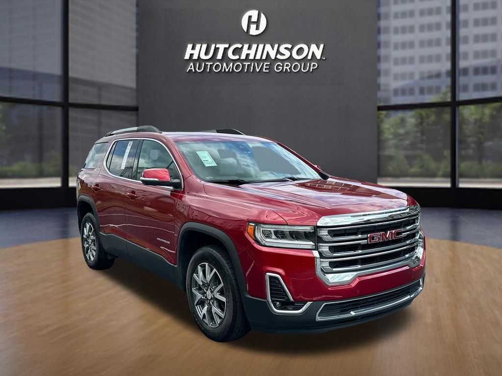 Volcanic Red Tintcoat 2023 GMC Acadia SUV / Crossover Front-Wheel Drive 9-Speed Automatic
