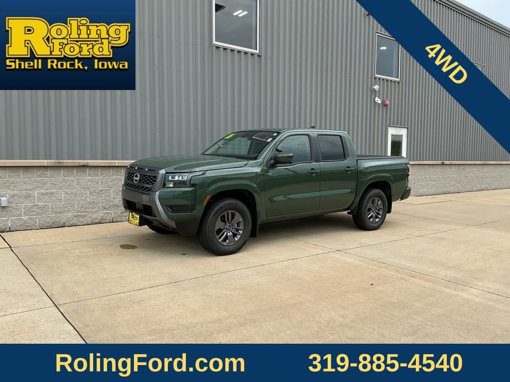 Tactical Green Metallic 2026 Nissan Frontier Pickup Truck Four-Wheel Drive 9-Speed Automatic Overdrive