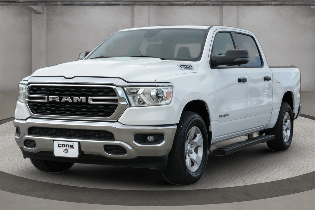 Bright White Clearcoat 2023 RAM 1500 Pickup Truck Four-Wheel Drive 8-Speed Automatic
