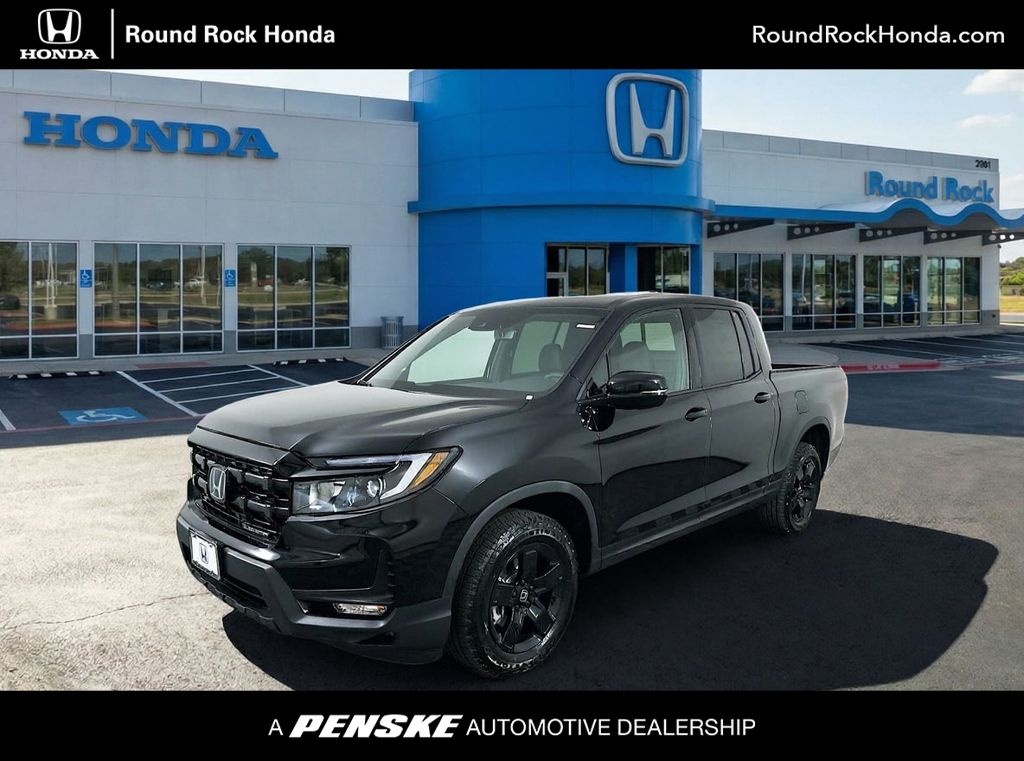 Crystal Black Pearl 2026 Honda Ridgeline Pickup Truck All-Wheel Drive 9-Speed Automatic