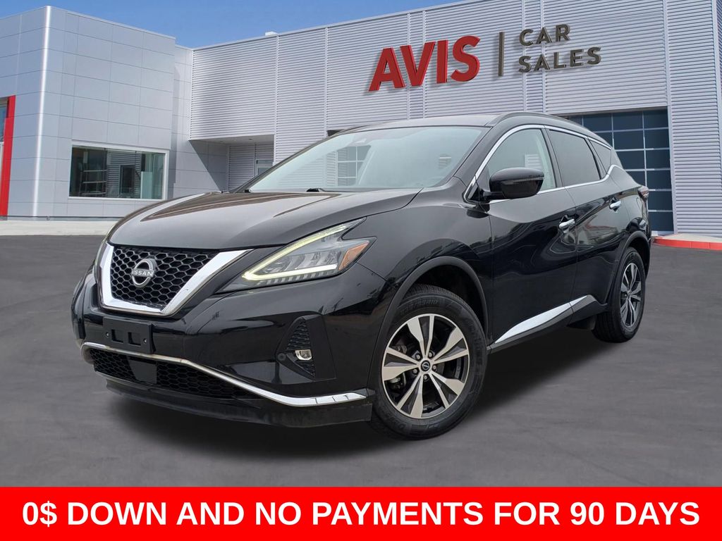 Super Black 2023 Nissan Murano SV FWD SUV / Crossover Front-Wheel Drive Continuously Variable Transmission