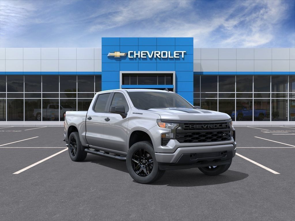 Sterling Gray Metallic 2026 Chevrolet Silverado 1500 Pickup Truck Four-Wheel Drive 8-Speed Automatic