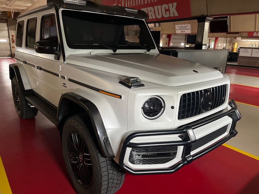 MANUFAKTUR Moonlight White magno 2023 Mercedes-Benz G-Class AMG G 63 Squared 4MATIC SUV / Crossover All-Wheel Drive 9-Speed Automatic