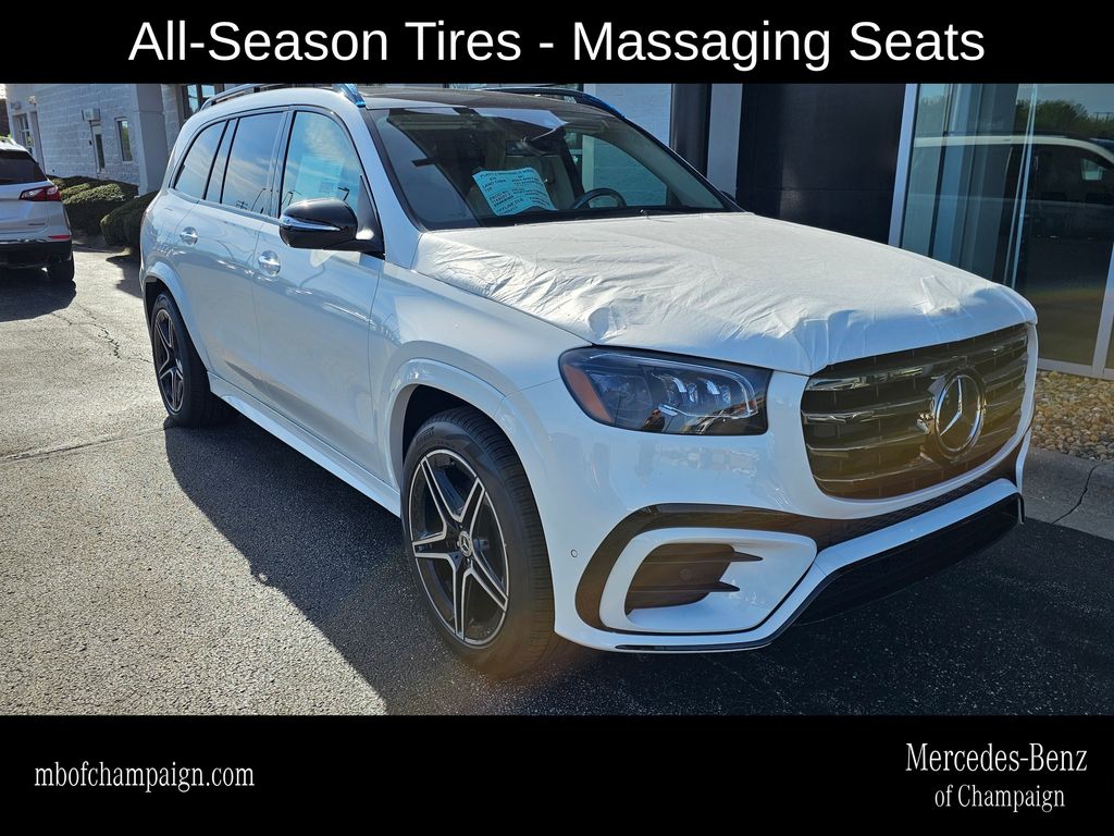 Polar White 2026 Mercedes-Benz GLS 450 4MATIC SUV / Crossover All-Wheel Drive 9-Speed Automatic