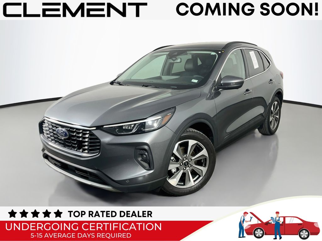 Gray Metallic 2024 Ford Escape Hybrid SUV / Crossover Front-Wheel Drive Continuously Variable Transmission