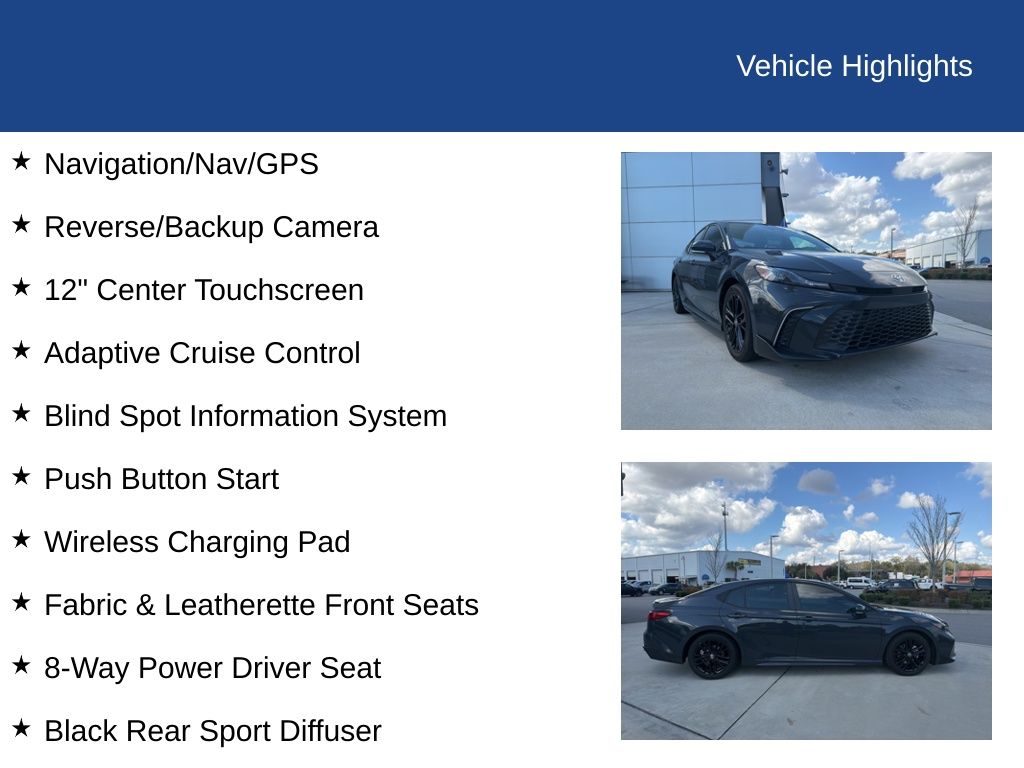 2025 Toyota Camry SE