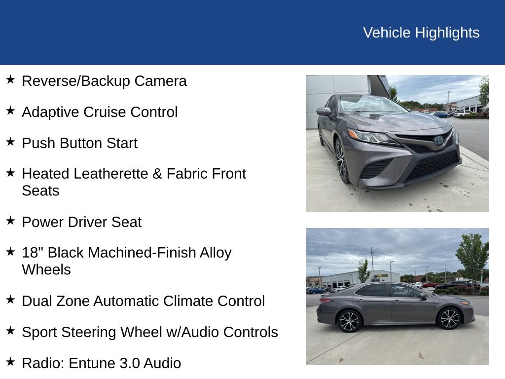 2018 Toyota Camry Hybrid SE