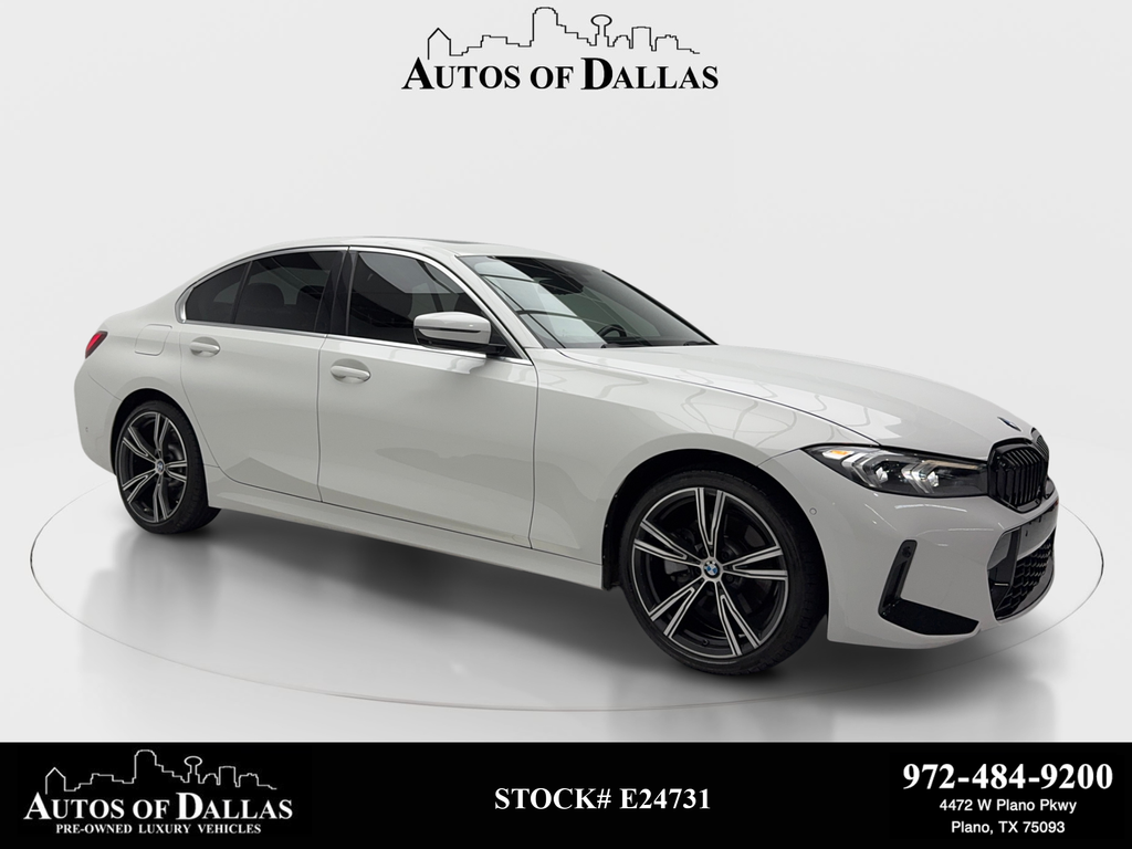 Alpine White 2024 BMW 3 Series Sedan Rear-Wheel Drive 8-Speed Automatic