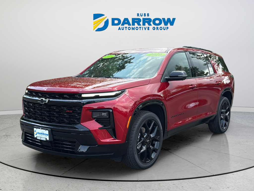 Radiant Red Tintcoat 2026 Chevrolet Traverse SUV / Crossover Four-Wheel Drive 8-Speed Automatic