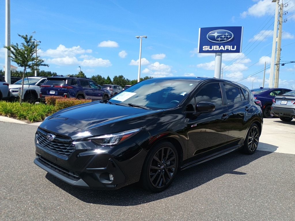 Crystal Black Silica 2024 Subaru Impreza Wagon All-Wheel Drive Continuously Variable Transmission